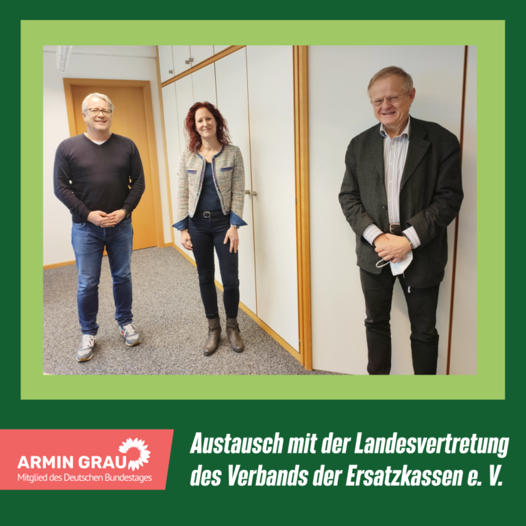 Armin Grau zu Besuch beim Verband der Ersatzkassen in Rheinland-Pfalz