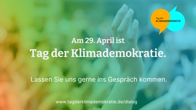 Pressemitteilung: Gesprächseinladung Bürger*innendialog mit Prof. Dr. Armin Grau, MdB zum Tag der Klimademokratie