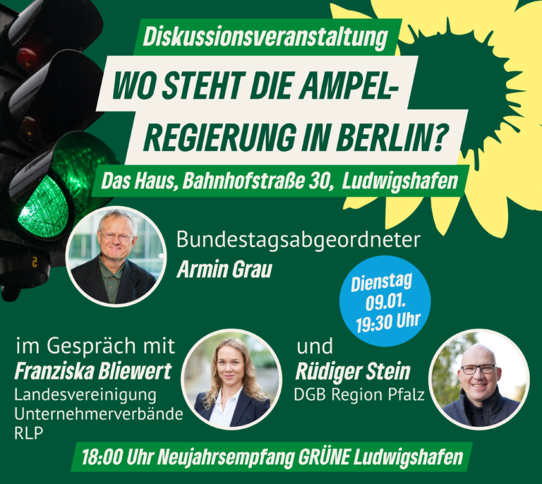 Terminhinweis: Diskussionsveranstaltung “Wo steht die Ampelregierung in Berlin?”